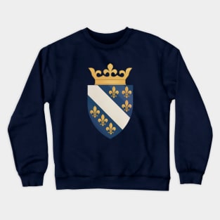 BOSNIAN ROYALTY v1 Refreshed (Bosnian Kingdom, Kraljevina Bosna) Crewneck Sweatshirt